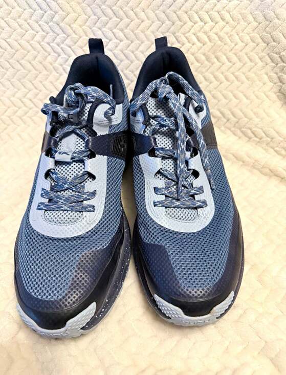 KURU Shoes - KURU Women’s Atom Trail Walking Hiking Sneakers Blue/Gray/Black US 12 M
